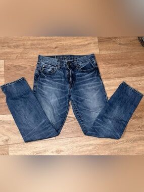 American Eagle Outfitters Men’s Indigo Blue Slim Straight Jeans